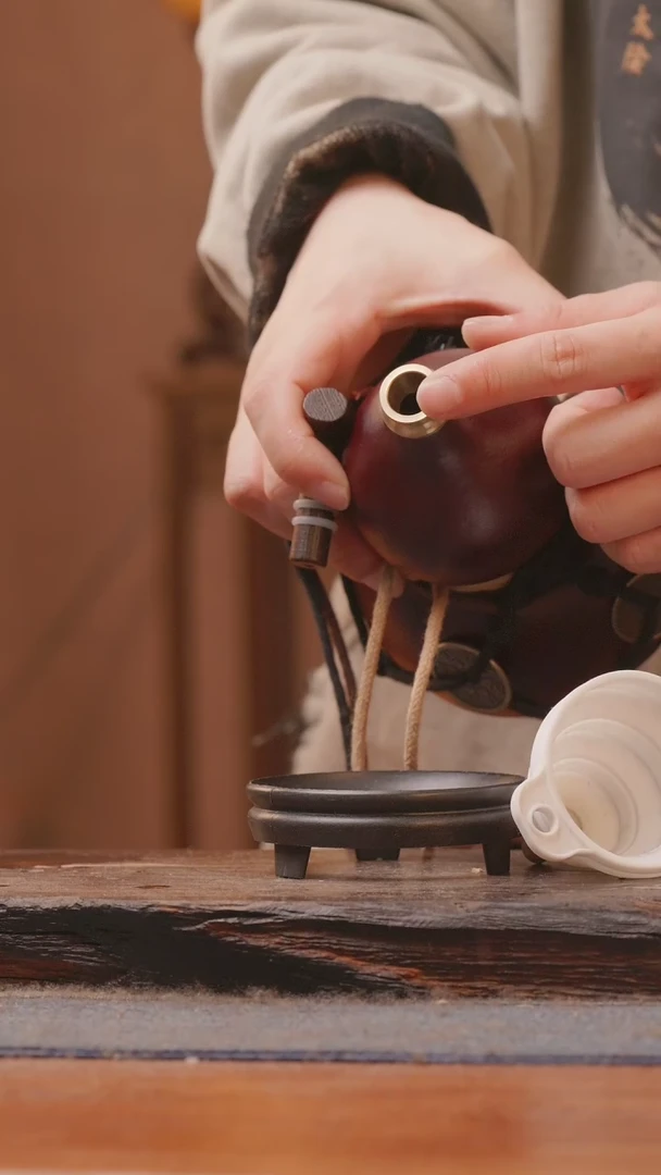 【闪购商品】16号精品大漆葫芦防腐防渗装水茶酒