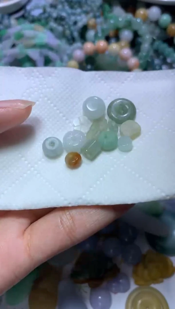 定制翡翠未镶嵌高*蔷CXX306599