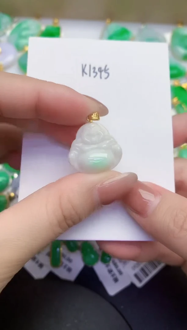 颈饰未镶嵌翡翠缅甸天然翡翠A货