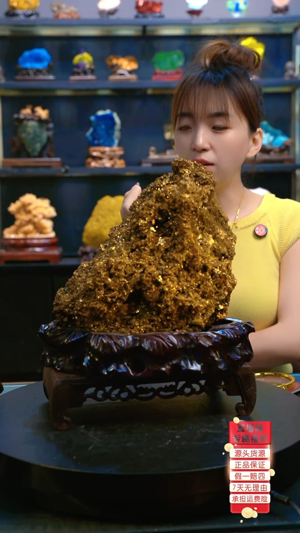 石材精品斑铜矿，石头摆件