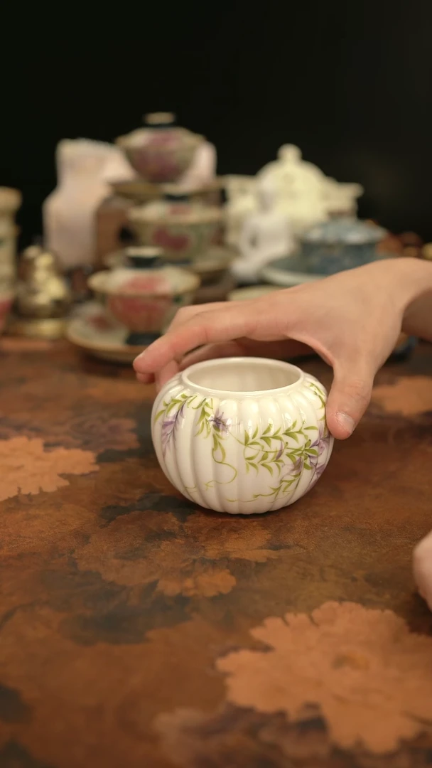 摩吉陶陶闪拍链接 紫藤花建水