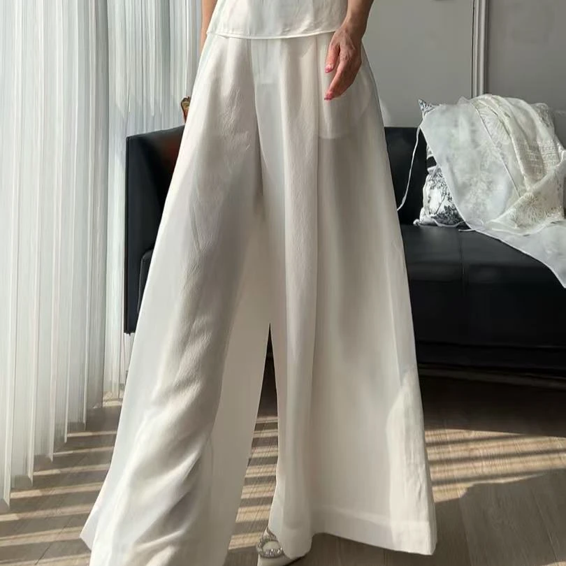简约百搭时尚纯色春夏阔腿裤228