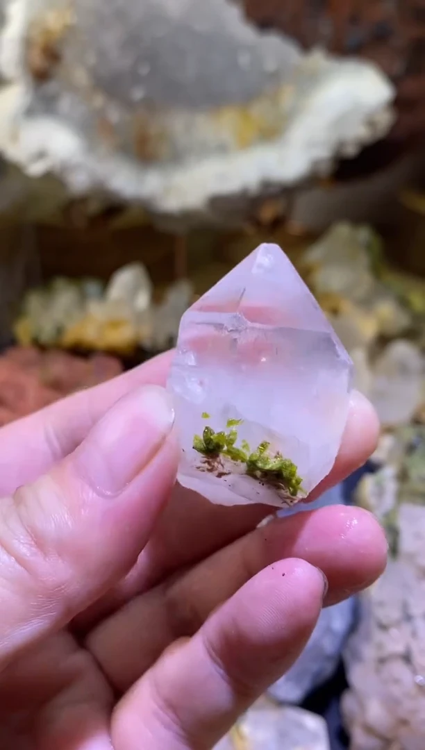 未镶嵌珠宝半成品水晶37号四川美姑超七花园水晶