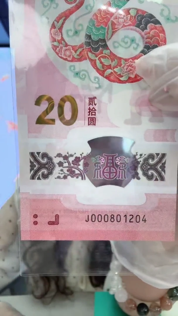 塑料蛇钞一张000801204