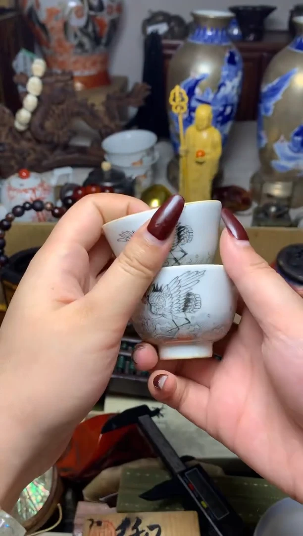 紫砂盖碗瓷器默认微瑕瓷器