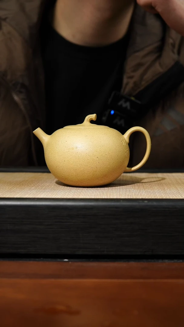 【闪购商品】紫砂茶壶黄龙山本绿，大瓜，280cc