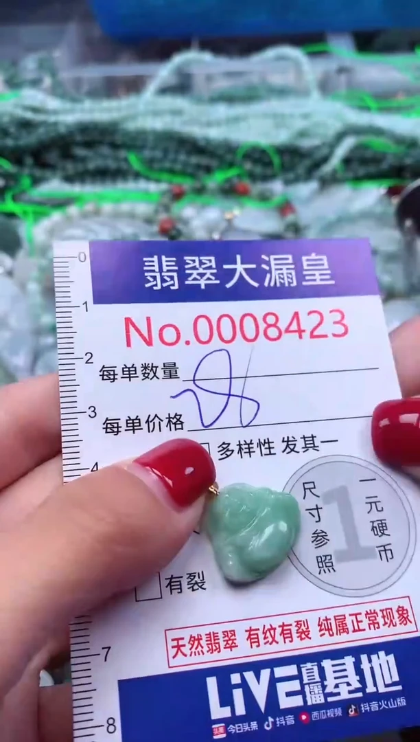 颈饰未镶嵌翡翠8423