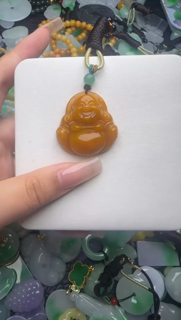 翡翠未镶嵌颈饰天然缅甸翡翠吊坠