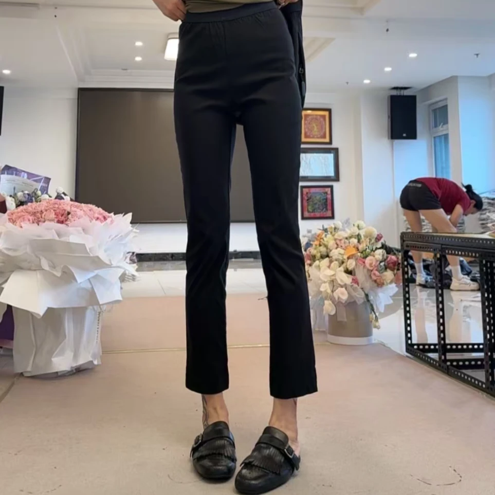 百搭款黑色爆款提臀裤b