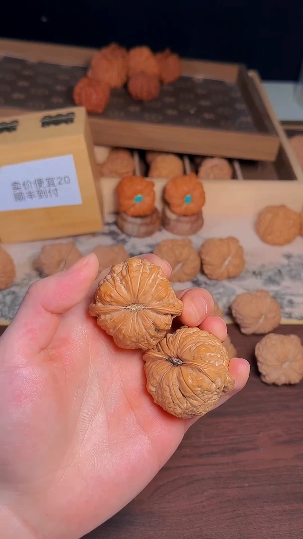把件文玩核桃少**梦45南瓜