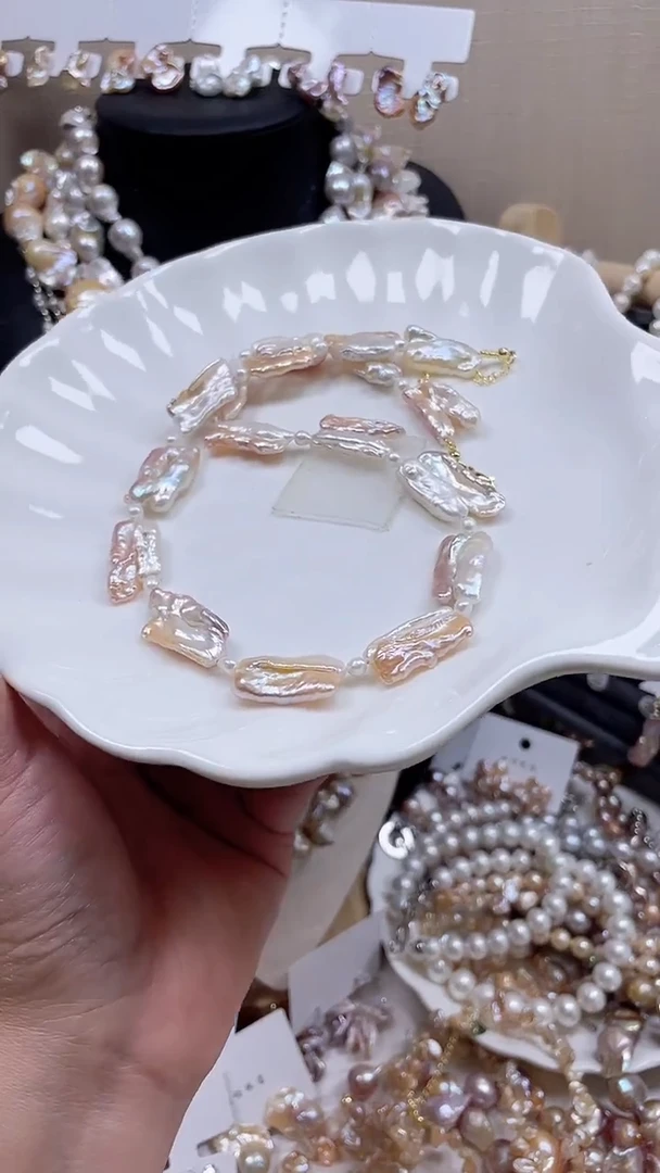 未镶嵌项链淡水珍珠【纯恬饰品】