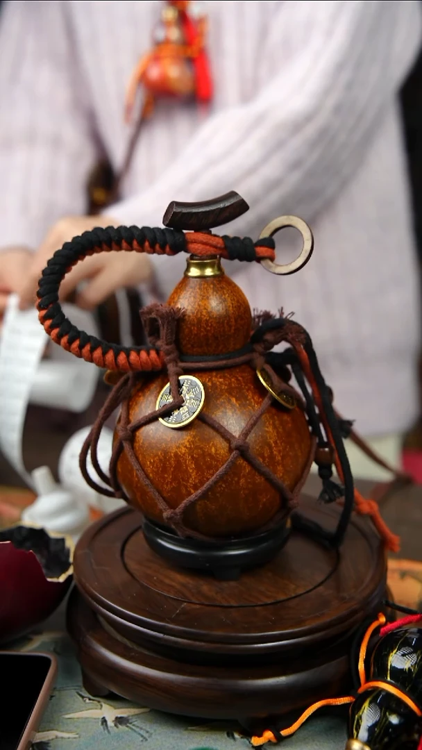 762号450ml左右非遗大漆酒葫芦