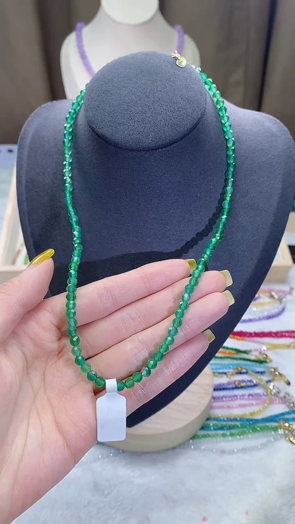 【闪购商品】祖母绿项链14K金镶嵌诗宁甄选珠宝SYZB41