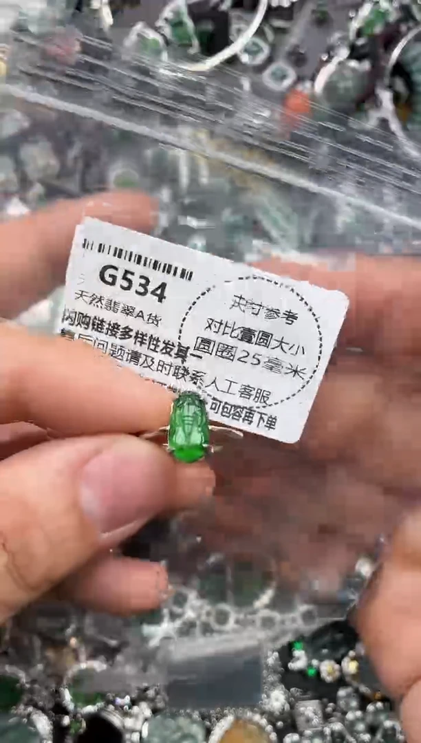 颈饰未镶嵌翡翠G534戒指