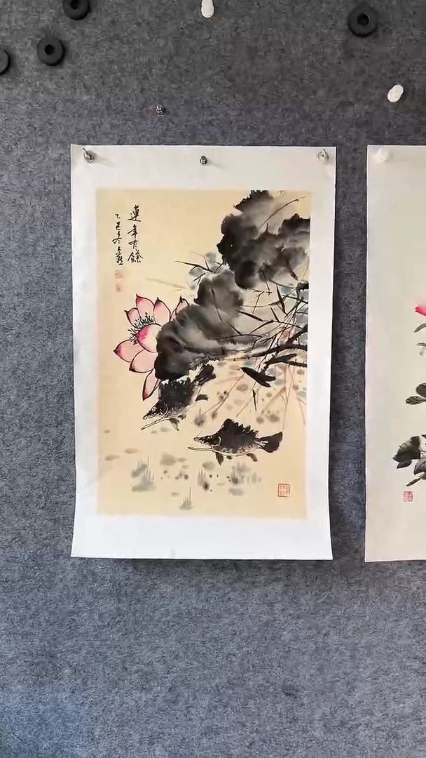 国画国画王生意连年有余