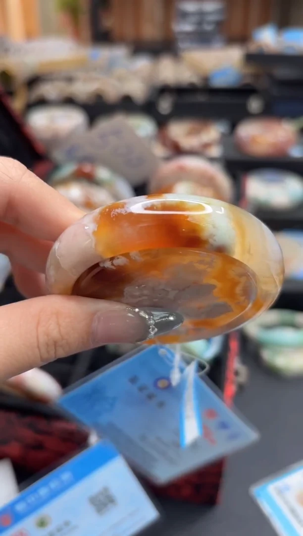 未镶嵌手镯石英质玉C529(55圈赠送镯心)