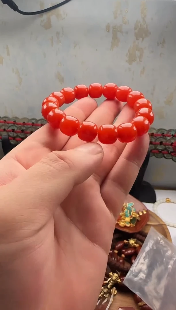 未镶嵌南红手串南红玛瑙开***1南红手串