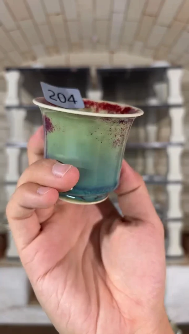 摆件精品窑变钧瓷茶器