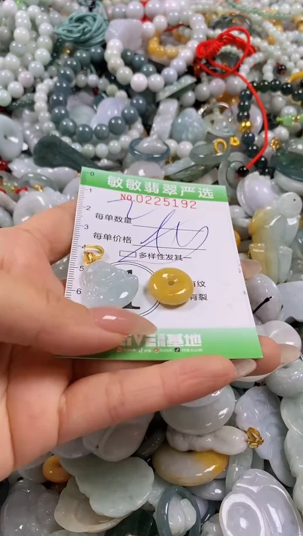 翡翠未镶嵌颈饰闪购0225192多样性发其一