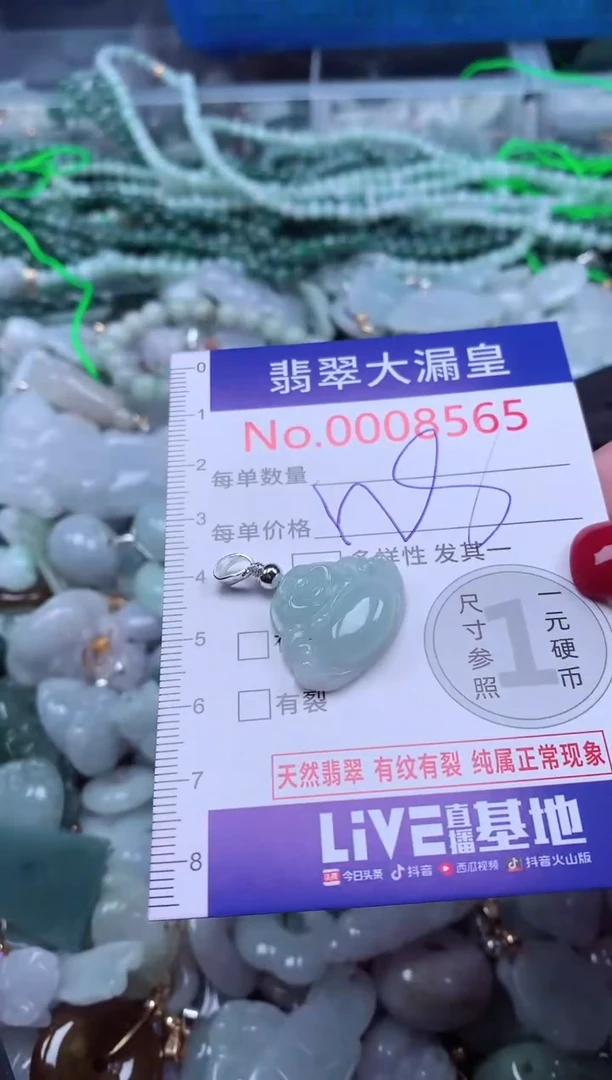 颈饰未镶嵌翡翠8565