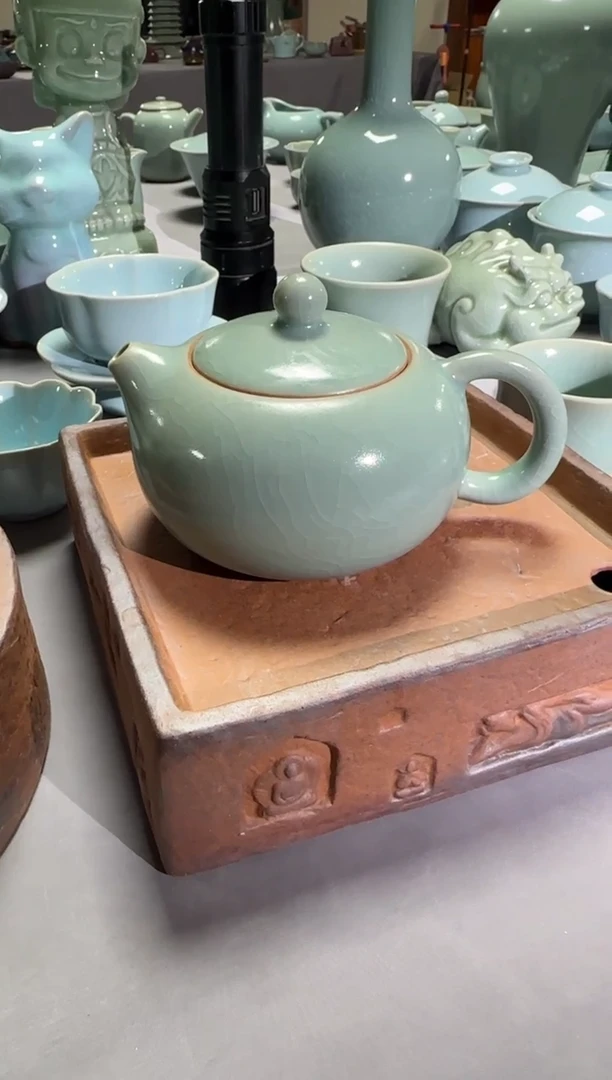 汝瓷平顶山汝瓷产品   西施壶