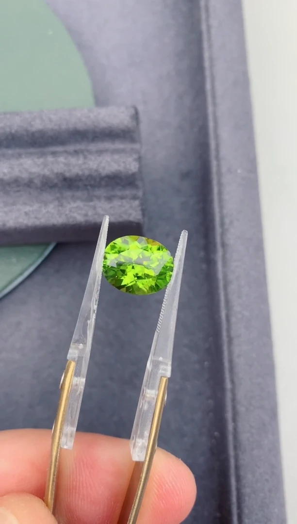未镶嵌裸石定制橄榄石5ct 橄榄石 定制