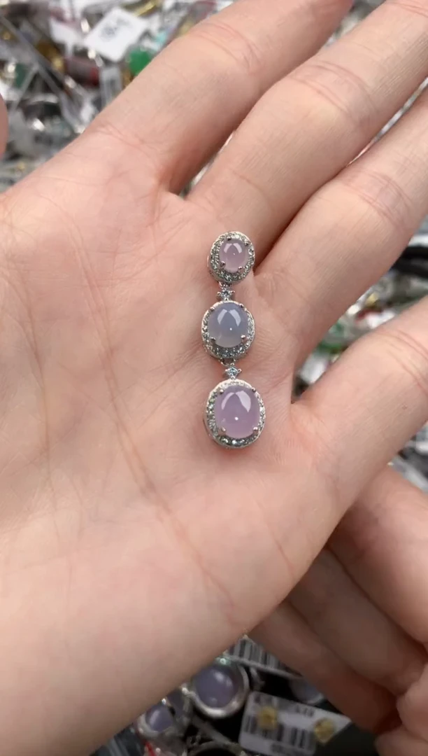 银S925镶嵌戒指翡翠777----5
