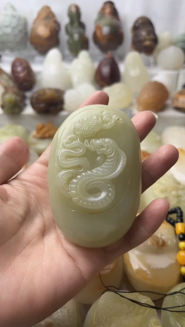 石材方解石棉纹正常不退换蛇