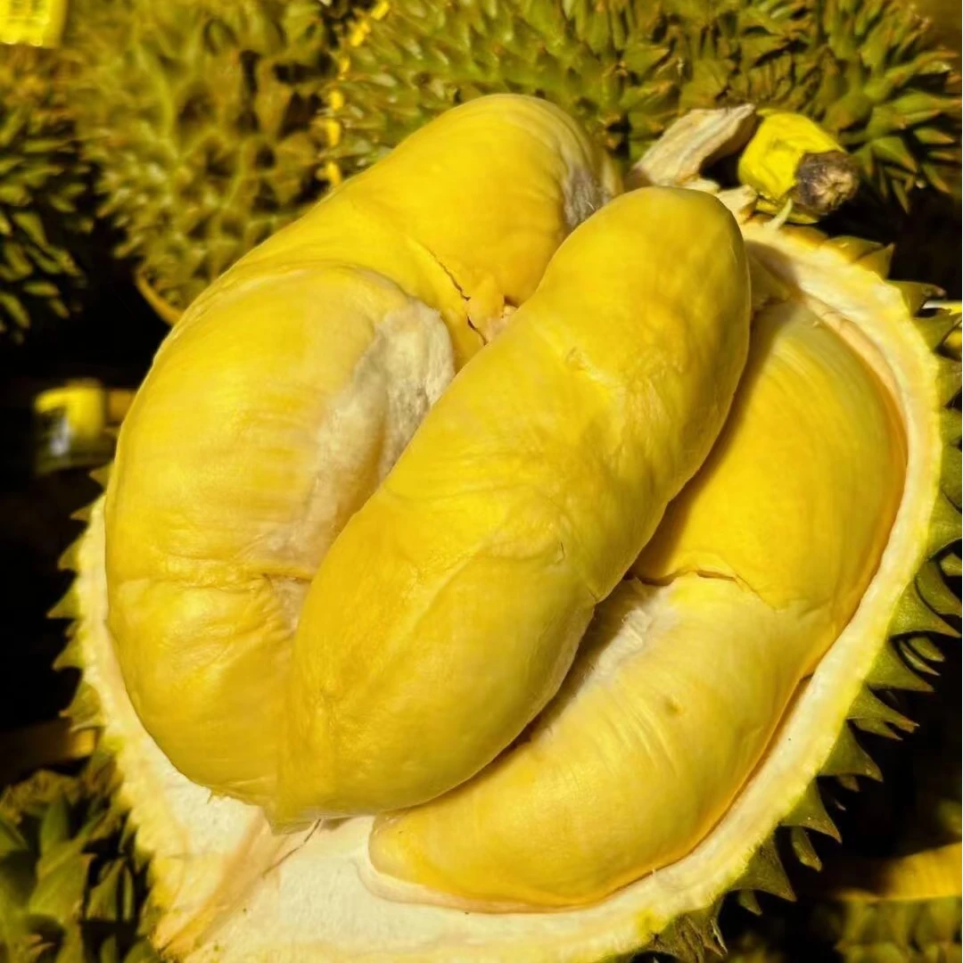【整果现拆】2斤纯肉包干包丨泰国树熟金枕鲜榴莲丨鲜果现开核小1000g纯肉 包品质口感 南京同城小时达金枕泰国