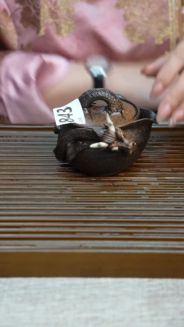 纯手工粗陶茶具每一只不一样