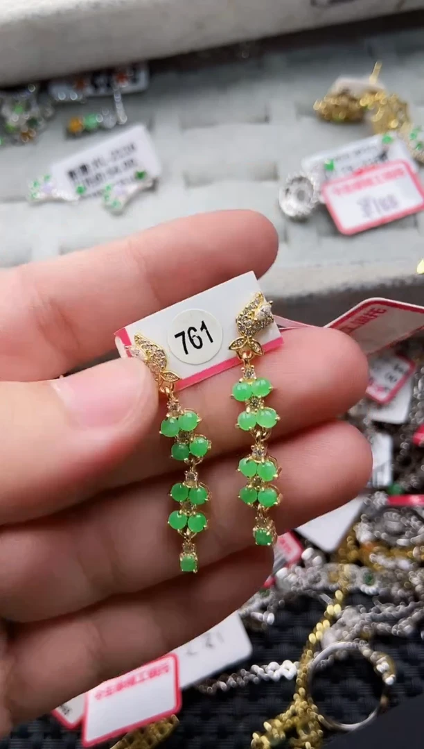 【闪购商品】翡翠戒指银S925镶嵌3333333-5