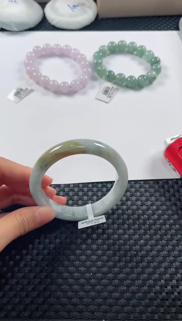 未镶嵌手镯翡翠 4277 57+