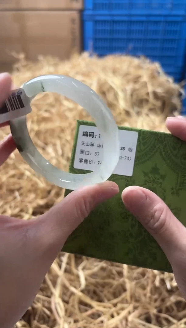 未镶嵌手镯石英质玉T-3508
