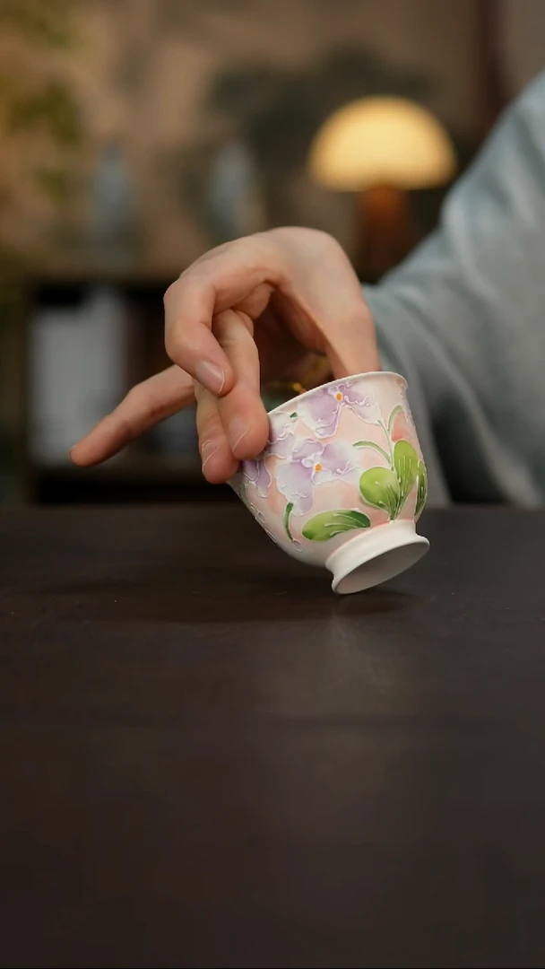 杯景德镇陶瓷杯碗柴烧多人