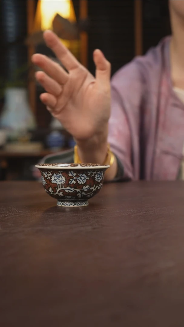 杯景德镇陶瓷杯碗柴烧多人P55