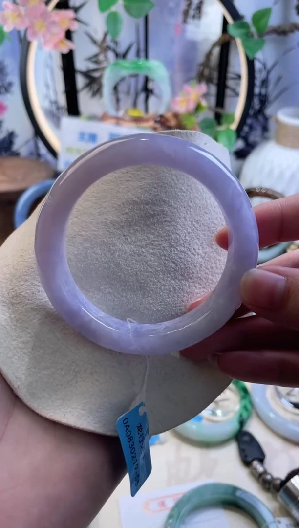 未镶嵌手镯翡翠20  翡翠手镯 55-56