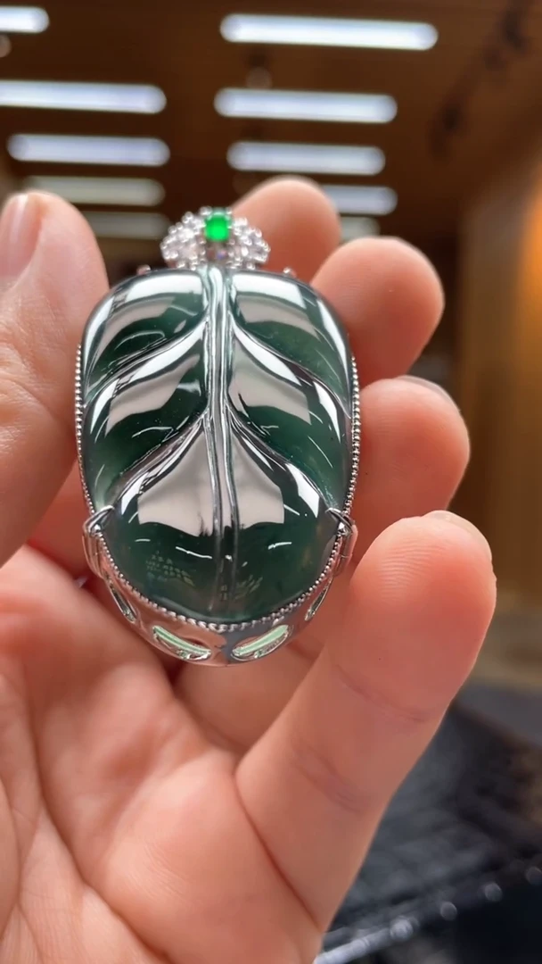 翡翠未镶嵌颈饰********999