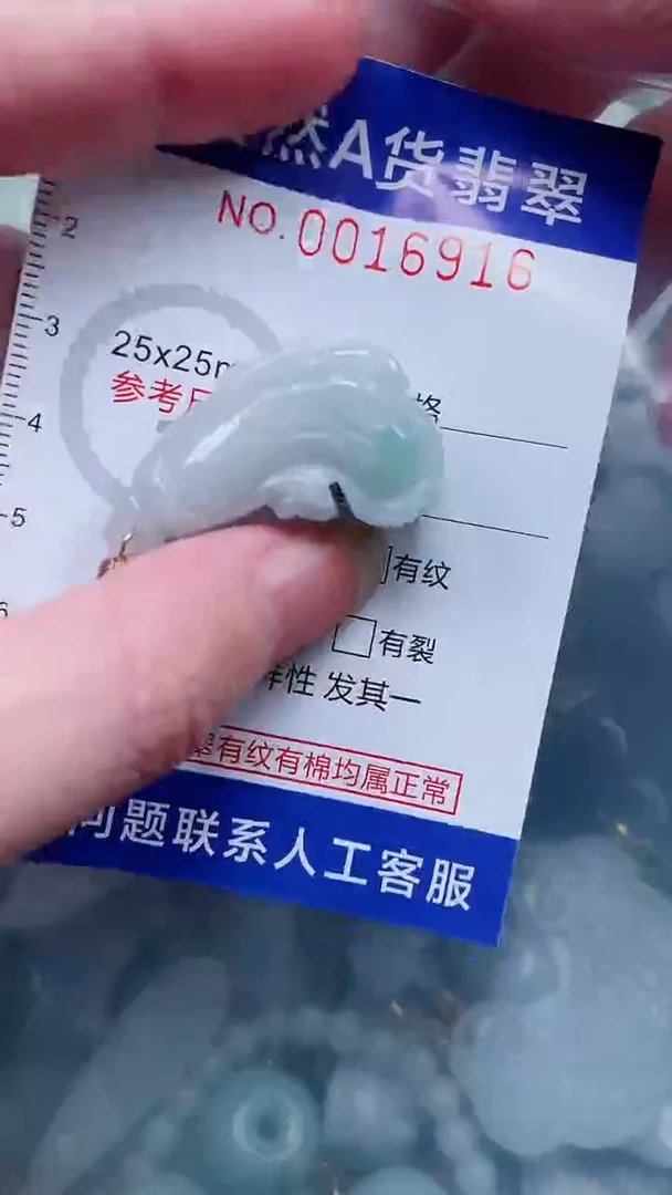 翡翠未镶嵌吊坠(不含链)1
