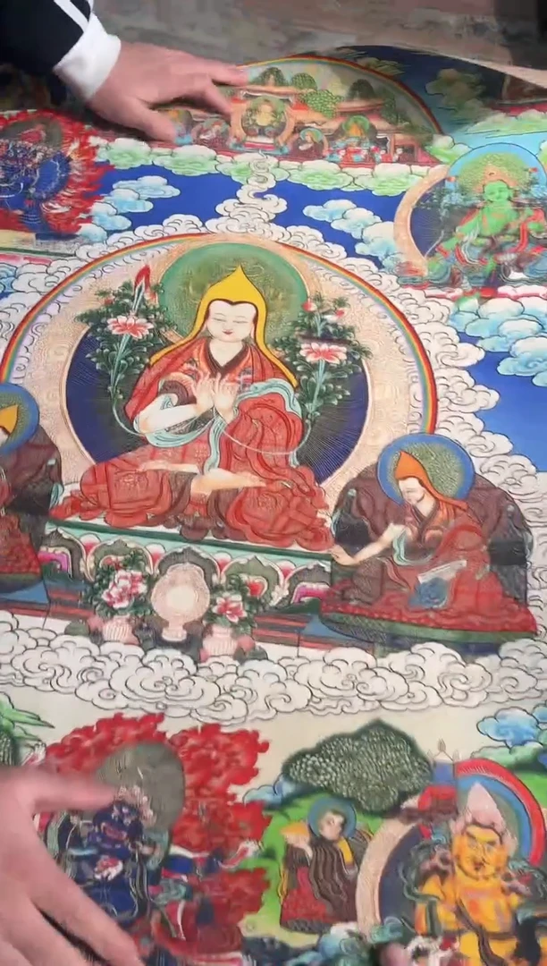 卷轴画卷轴画旭旭的唐卡