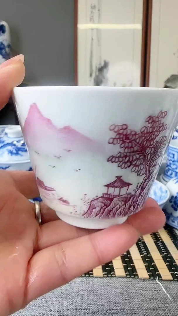 【闪购商品】摆件景德镇手工手绘杯子