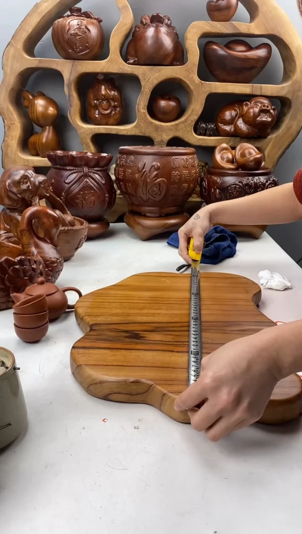 香樟木A21微瑕随型干泡/尺寸43*29*