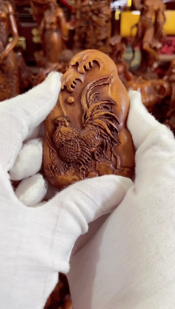 小叶黄杨小件生肖鸡