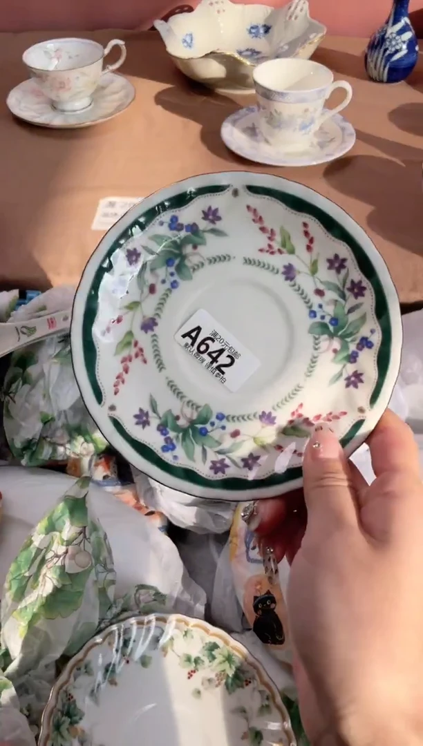 瓷片五***柿瓷器瓷器A642