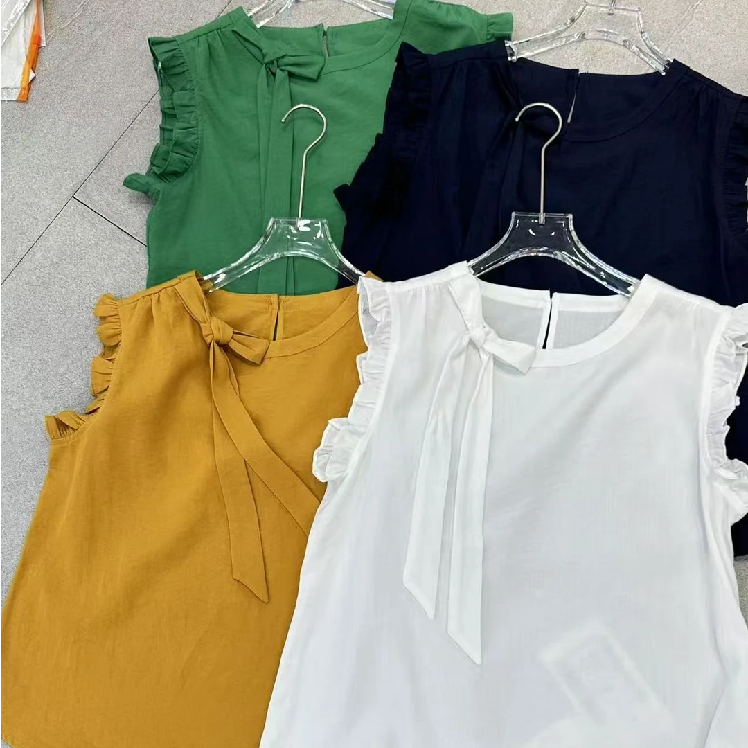 （香香25165） 设计感拼接短袖小衫女