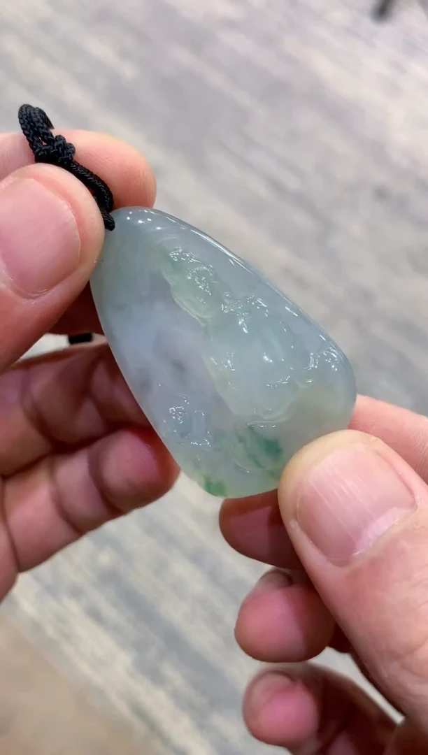 颈饰未镶嵌翡翠天然A货翡翠