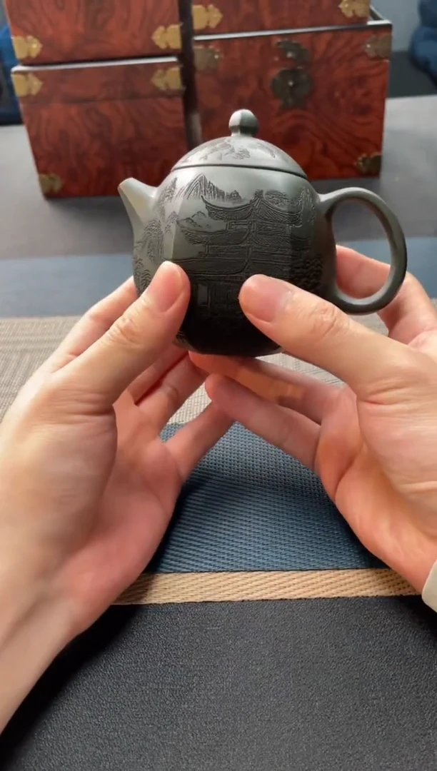 茶壶紫砂190 宜兴原矿紫砂