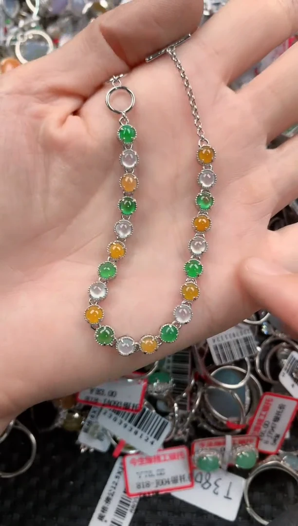 银S925镶嵌戒指翡翠11-11-11----7