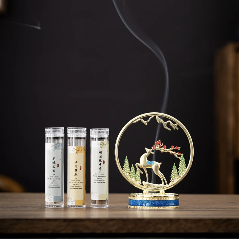 群雄逐鹿合金香炉吊炉小祥云无粘粉沉家用室男士卧室持久留香香薰