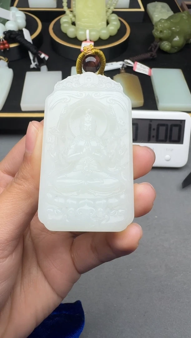 颈饰未镶嵌和田玉教*1