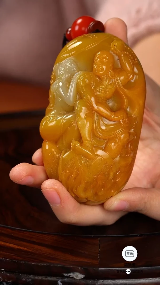 未镶嵌和田玉挂件009【防拍】罗汉